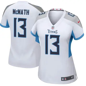 Nike Racey McMath Women's Game Tennessee Titans White Jersey