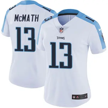 Nike Racey McMath Women's Limited Tennessee Titans White Vapor Untouchable Jersey