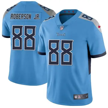 Nike Reggie Roberson Jr. Men's Limited Tennessee Titans Light Blue Vapor Untouchable Jersey