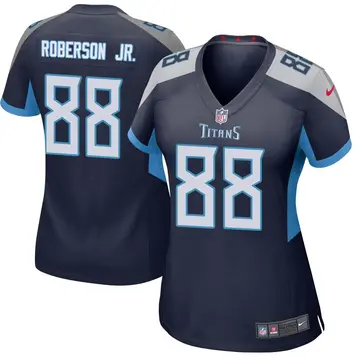 Nike Reggie Roberson Jr. Women's Game Tennessee Titans Navy Jersey