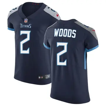 Nike Robert Woods Men's Elite Tennessee Titans Navy Vapor Untouchable Jersey