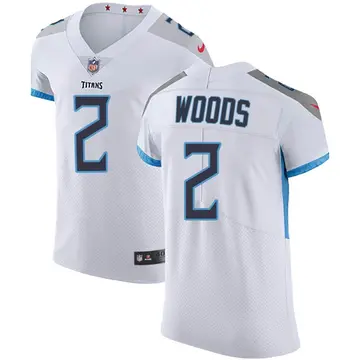Nike Robert Woods Men's Elite Tennessee Titans White Vapor Untouchable Jersey