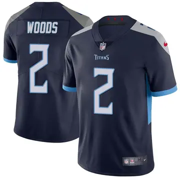 Nike Robert Woods Men's Limited Tennessee Titans Navy Vapor Untouchable Jersey