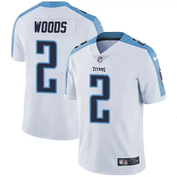 Nike Robert Woods Men's Limited Tennessee Titans White Vapor Untouchable Jersey