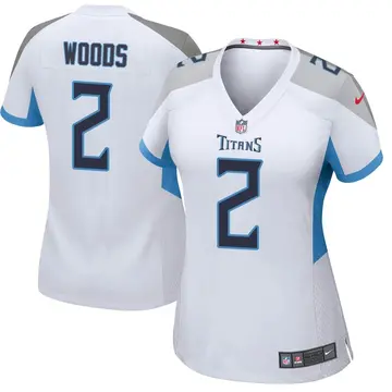 Nike Robert Woods Women's Game Tennessee Titans White Jersey