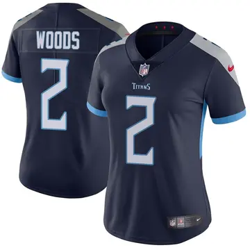 Nike Robert Woods Women's Limited Tennessee Titans Navy Vapor Untouchable Jersey