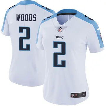 Nike Robert Woods Women's Limited Tennessee Titans White Vapor Untouchable Jersey