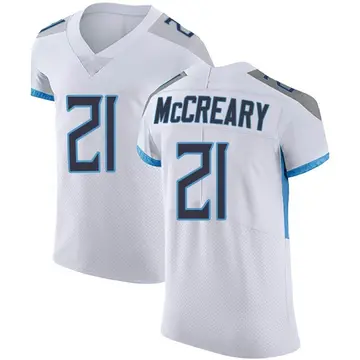 Nike Roger McCreary Men's Elite Tennessee Titans White Vapor Untouchable Jersey