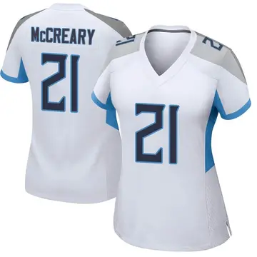 Nike Roger McCreary Women's Game Tennessee Titans White Jersey