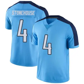 Nike Ryan Stonehouse Men's Limited Tennessee Titans Light Blue Color Rush Jersey