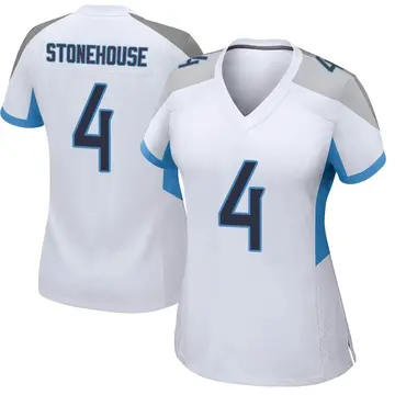 Nike Ryan Stonehouse Women's Game Tennessee Titans White Jersey