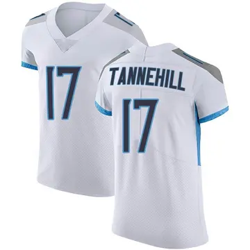 Nike Ryan Tannehill Men's Elite Tennessee Titans White Vapor Untouchable Jersey