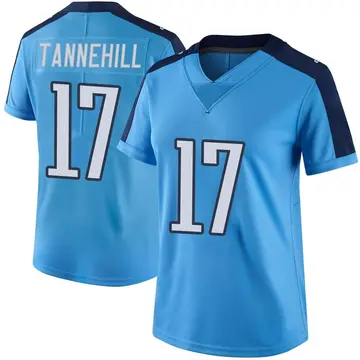 Nike Ryan Tannehill Women's Limited Tennessee Titans Light Blue Color Rush Jersey