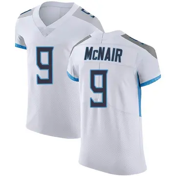 Nike Steve McNair Men's Elite Tennessee Titans White Vapor Untouchable Jersey