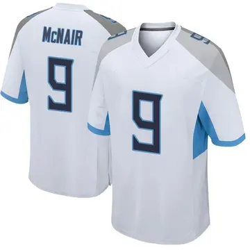 Nike Steve McNair Men's Game Tennessee Titans White Jersey