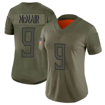 Nike Steve McNair Women's Limited Tennessee Titans Camo 2019 Salute to Service Jersey