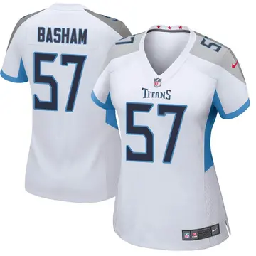 Nike Tarell Basham Women's Game Tennessee Titans White Jersey