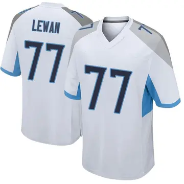 Nike Taylor Lewan Youth Game Tennessee Titans White Jersey