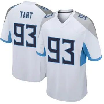 Nike Teair Tart Youth Game Tennessee Titans White Jersey