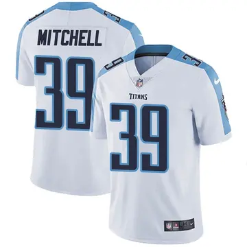 Nike Terrance Mitchell Men's Limited Tennessee Titans White Vapor Untouchable Jersey