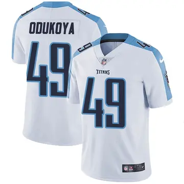 Nike Thomas Odukoya Youth Limited Tennessee Titans White Vapor Untouchable Jersey