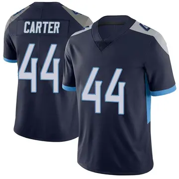 Nike Tory Carter Men's Limited Tennessee Titans Navy Vapor Untouchable Jersey