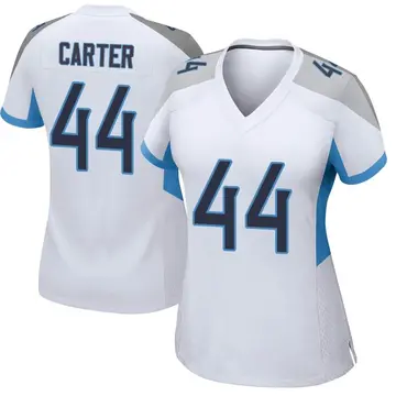 Nike Tory Carter Women's Game Tennessee Titans White Jersey