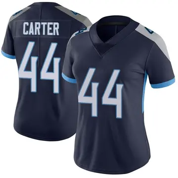 Nike Tory Carter Women's Limited Tennessee Titans Navy Vapor Untouchable Jersey