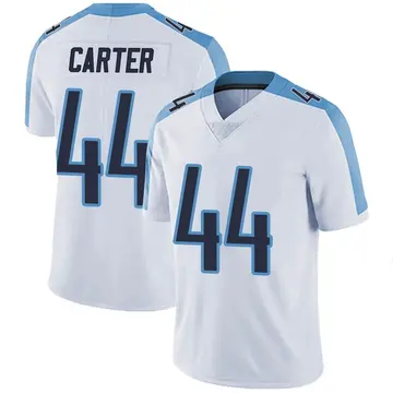 Nike Tory Carter Youth Limited Tennessee Titans White Vapor Untouchable Jersey