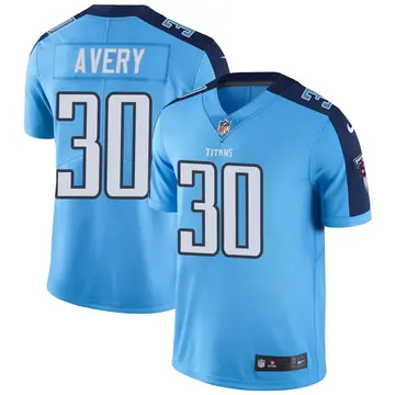 Nike Tre Avery Men's Limited Tennessee Titans Light Blue Color Rush Jersey