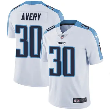 Nike Tre Avery Men's Limited Tennessee Titans White Vapor Untouchable Jersey