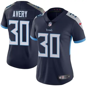 Nike Tre Avery Women's Limited Tennessee Titans Navy Vapor Untouchable Jersey