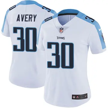Nike Tre Avery Women's Limited Tennessee Titans White Vapor Untouchable Jersey