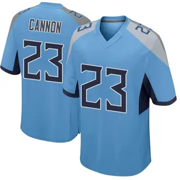 Nike Trenton Cannon Men's Game Tennessee Titans Light Blue Jersey
