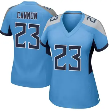 Nike Trenton Cannon Women's Game Tennessee Titans Light Blue Jersey