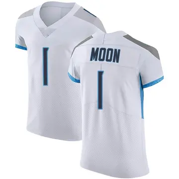 Nike Warren Moon Men's Elite Tennessee Titans White Vapor Untouchable Jersey