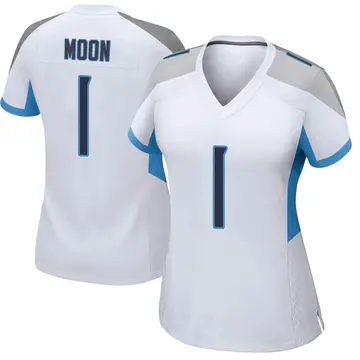 Nike Warren Moon Women's Game Tennessee Titans White Jersey