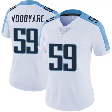 Nike Wesley Woodyard Women's Limited Tennessee Titans White Vapor Untouchable Jersey