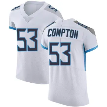 Nike Will Compton Men's Elite Tennessee Titans White Vapor Untouchable Jersey