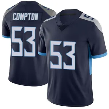 Nike Will Compton Youth Limited Tennessee Titans Navy Vapor Untouchable Jersey