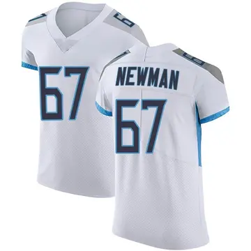 Nike Xavier Newman Men's Elite Tennessee Titans White Vapor Untouchable Jersey