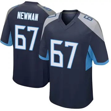 Nike Xavier Newman Men's Game Tennessee Titans Navy Jersey