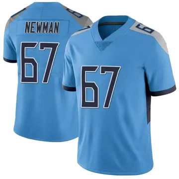 Nike Xavier Newman Men's Limited Tennessee Titans Light Blue Vapor Untouchable Jersey