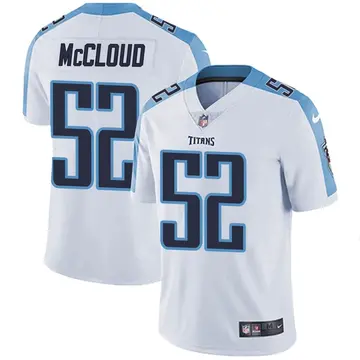 Nike Zach McCloud Men's Limited Tennessee Titans White Vapor Untouchable Jersey