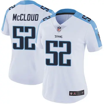 Nike Zach McCloud Women's Limited Tennessee Titans White Vapor Untouchable Jersey